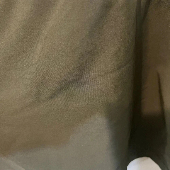 Rouge Windbreaker Jacket Womens Plus 2X Colorblock Quarter Zip Olive Navy White - Picture 5 of 7